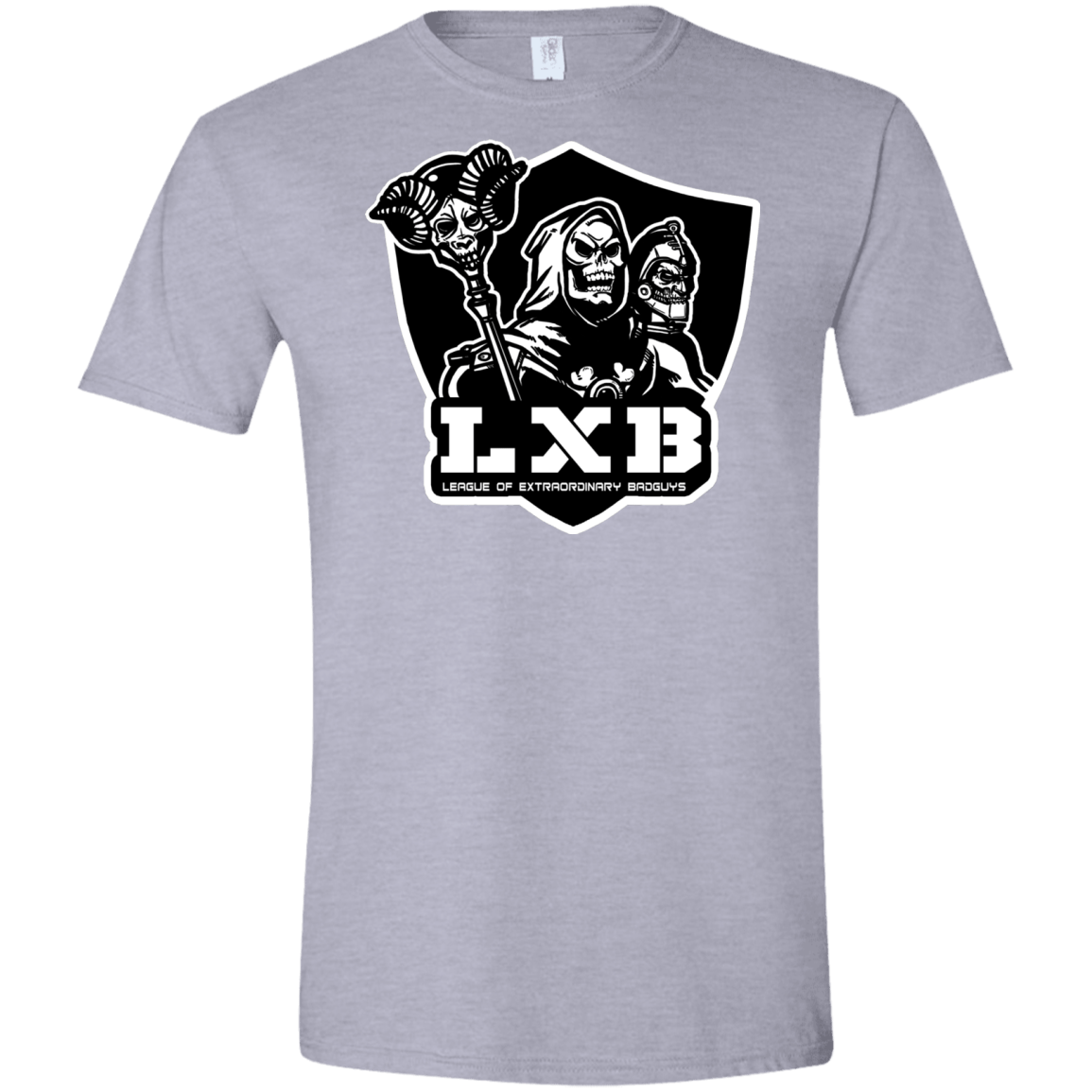T-Shirts Sport Grey / X-Small LXB Men's Semi-Fitted Softstyle