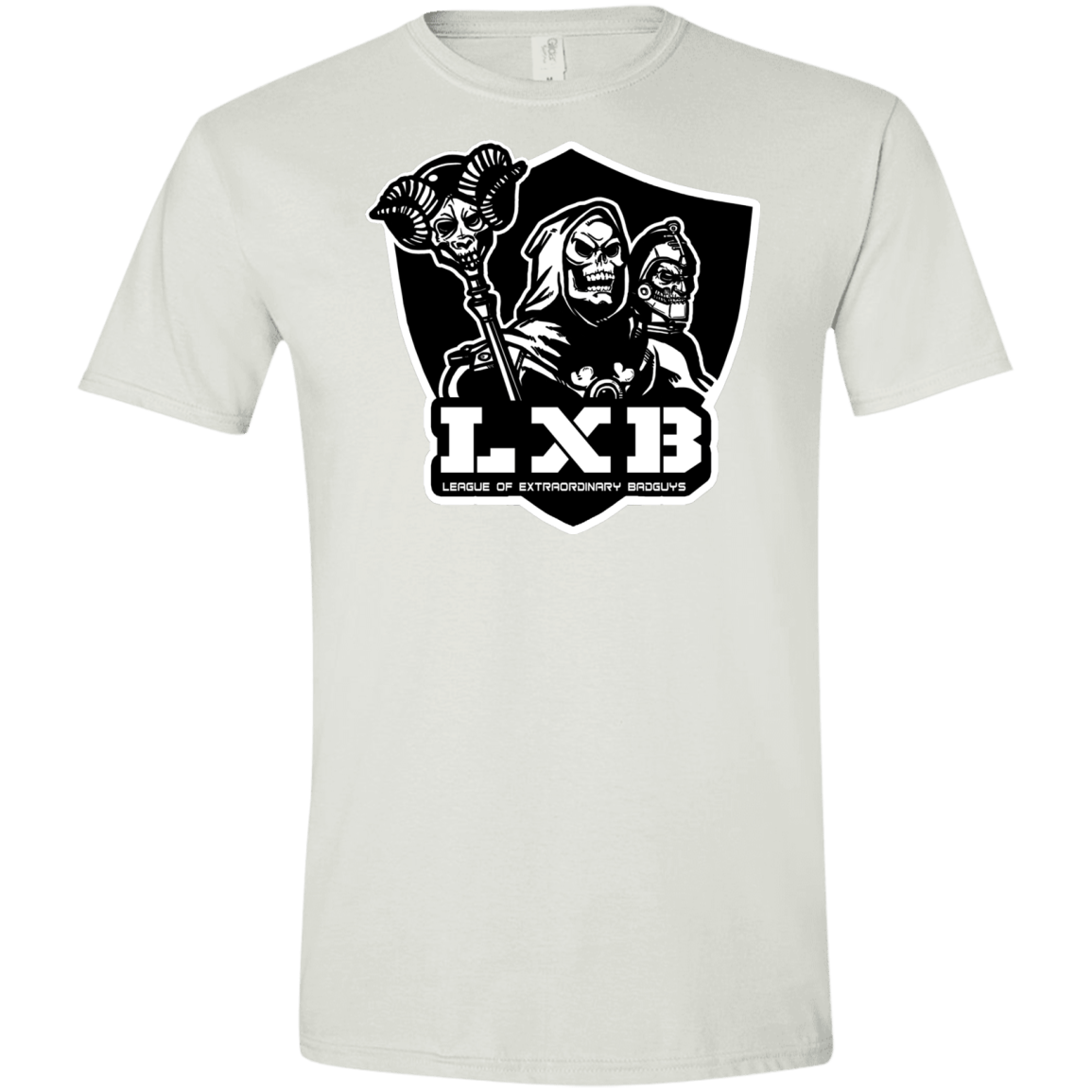 T-Shirts White / X-Small LXB Men's Semi-Fitted Softstyle