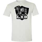T-Shirts White / X-Small LXB Men's Semi-Fitted Softstyle