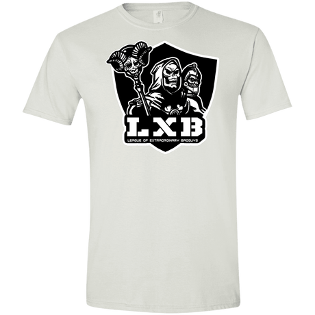 T-Shirts White / X-Small LXB Men's Semi-Fitted Softstyle