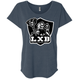 T-Shirts Indigo / X-Small LXB Triblend Dolman Sleeve