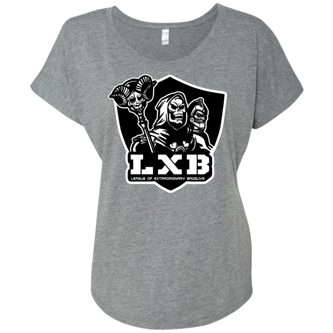 T-Shirts Premium Heather / X-Small LXB Triblend Dolman Sleeve