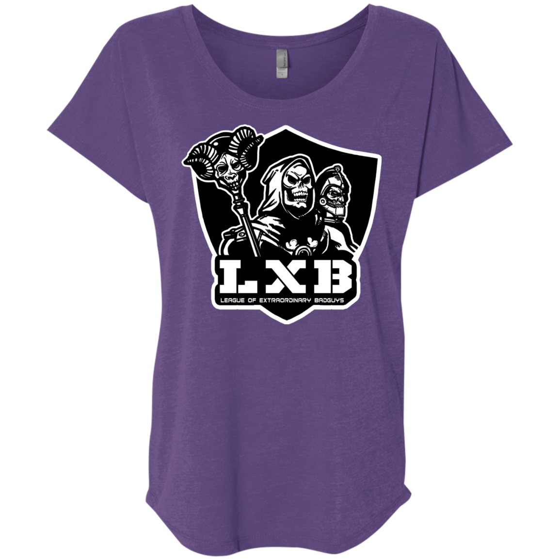 T-Shirts Purple Rush / X-Small LXB Triblend Dolman Sleeve