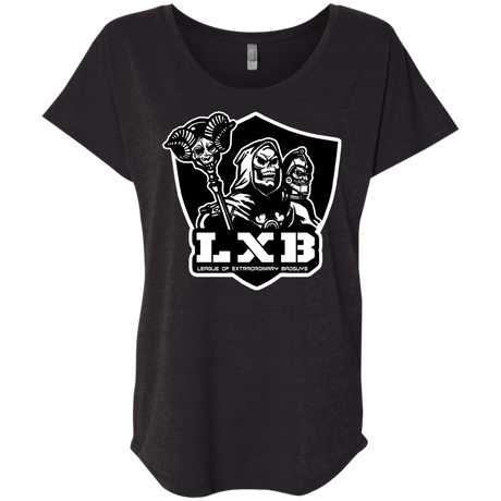 T-Shirts Vintage Black / X-Small LXB Triblend Dolman Sleeve