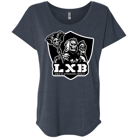 T-Shirts Vintage Navy / X-Small LXB Triblend Dolman Sleeve