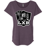 T-Shirts Vintage Purple / X-Small LXB Triblend Dolman Sleeve