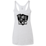 T-Shirts Heather White / X-Small LXB Women's Triblend Racerback Tank