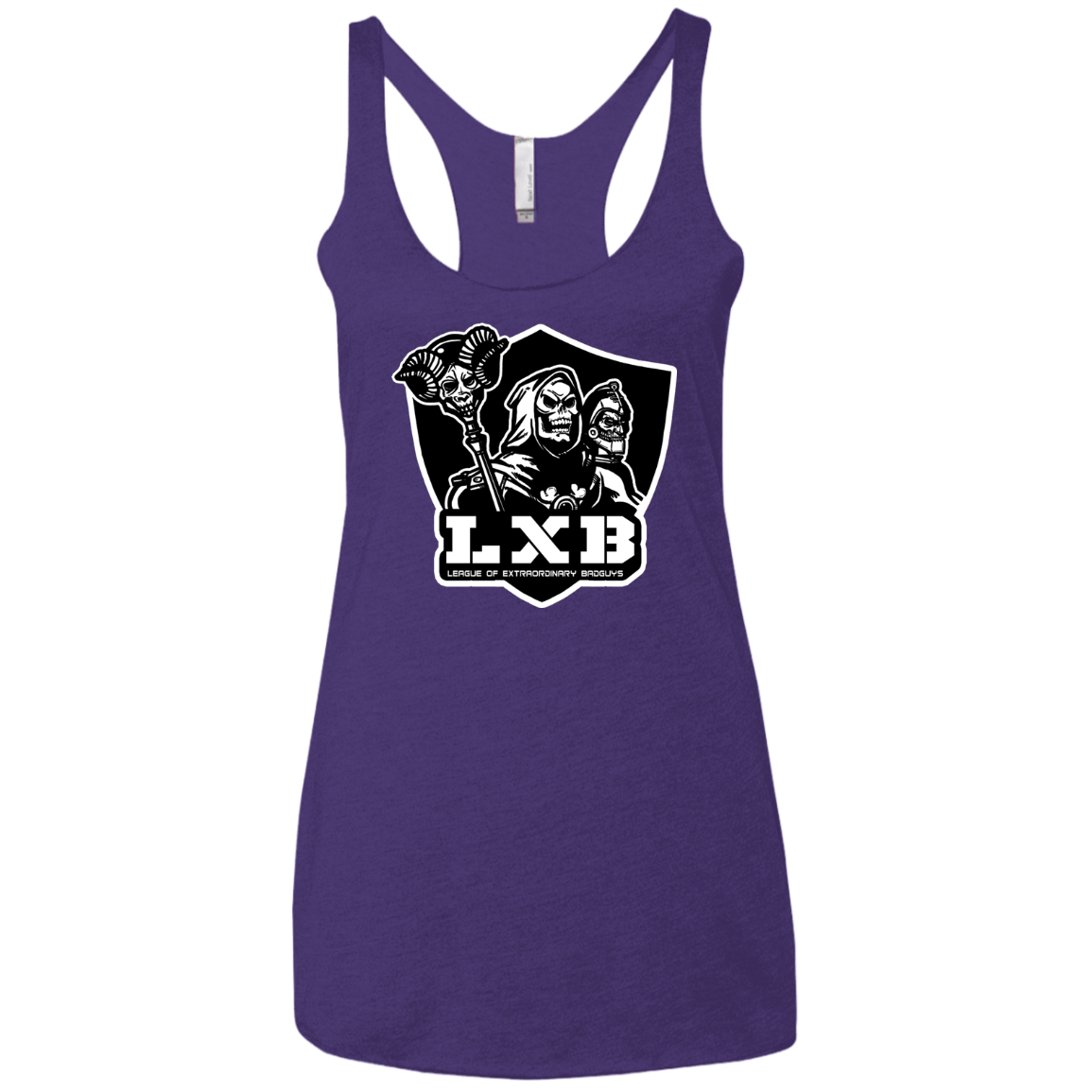T-Shirts Purple Rush / X-Small LXB Women's Triblend Racerback Tank