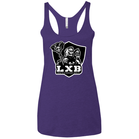 T-Shirts Purple Rush / X-Small LXB Women's Triblend Racerback Tank