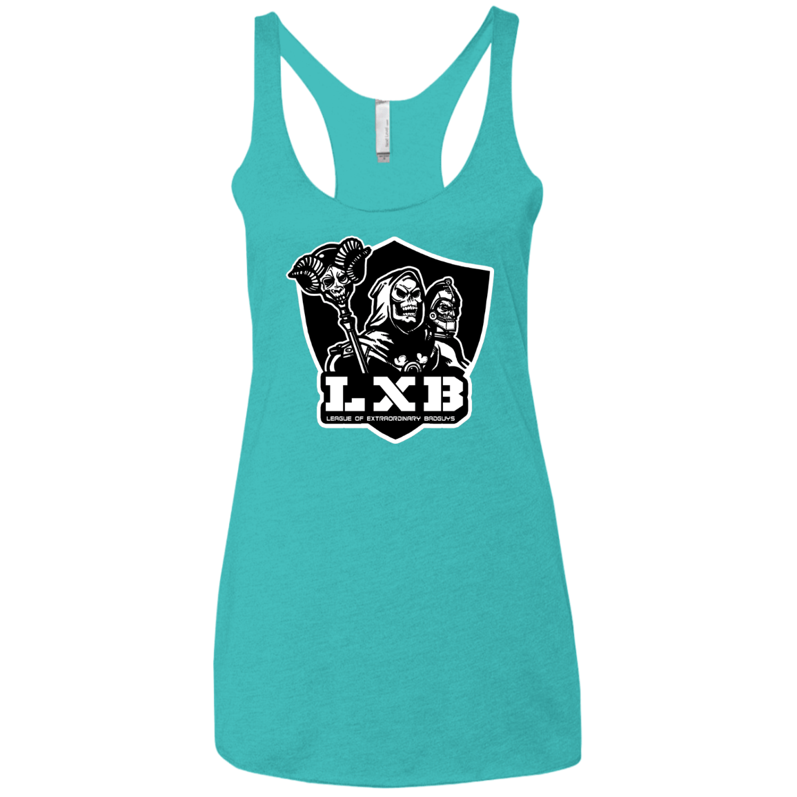 T-Shirts Tahiti Blue / X-Small LXB Women's Triblend Racerback Tank