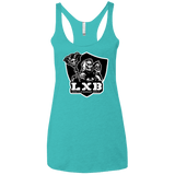 T-Shirts Tahiti Blue / X-Small LXB Women's Triblend Racerback Tank