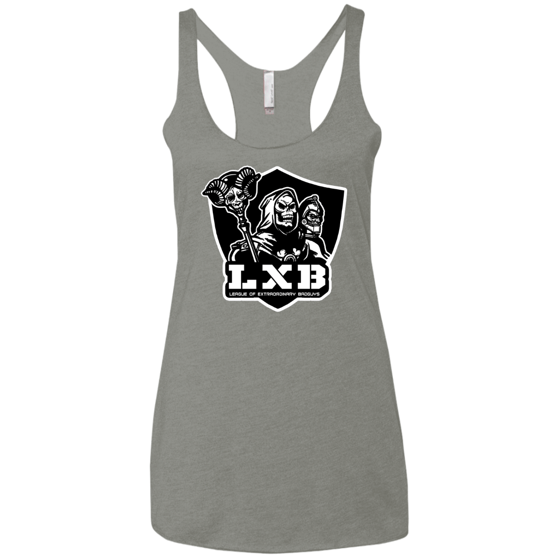 T-Shirts Venetian Grey / X-Small LXB Women's Triblend Racerback Tank