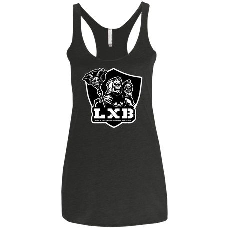 T-Shirts Vintage Black / X-Small LXB Women's Triblend Racerback Tank
