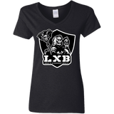 T-Shirts Black / S LXB Women's V-Neck T-Shirt