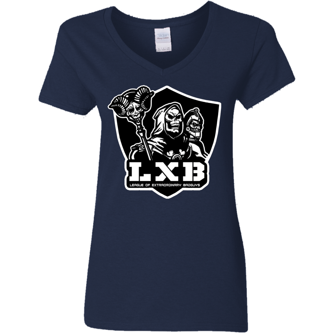 T-Shirts Navy / S LXB Women's V-Neck T-Shirt