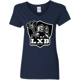 T-Shirts Navy / S LXB Women's V-Neck T-Shirt