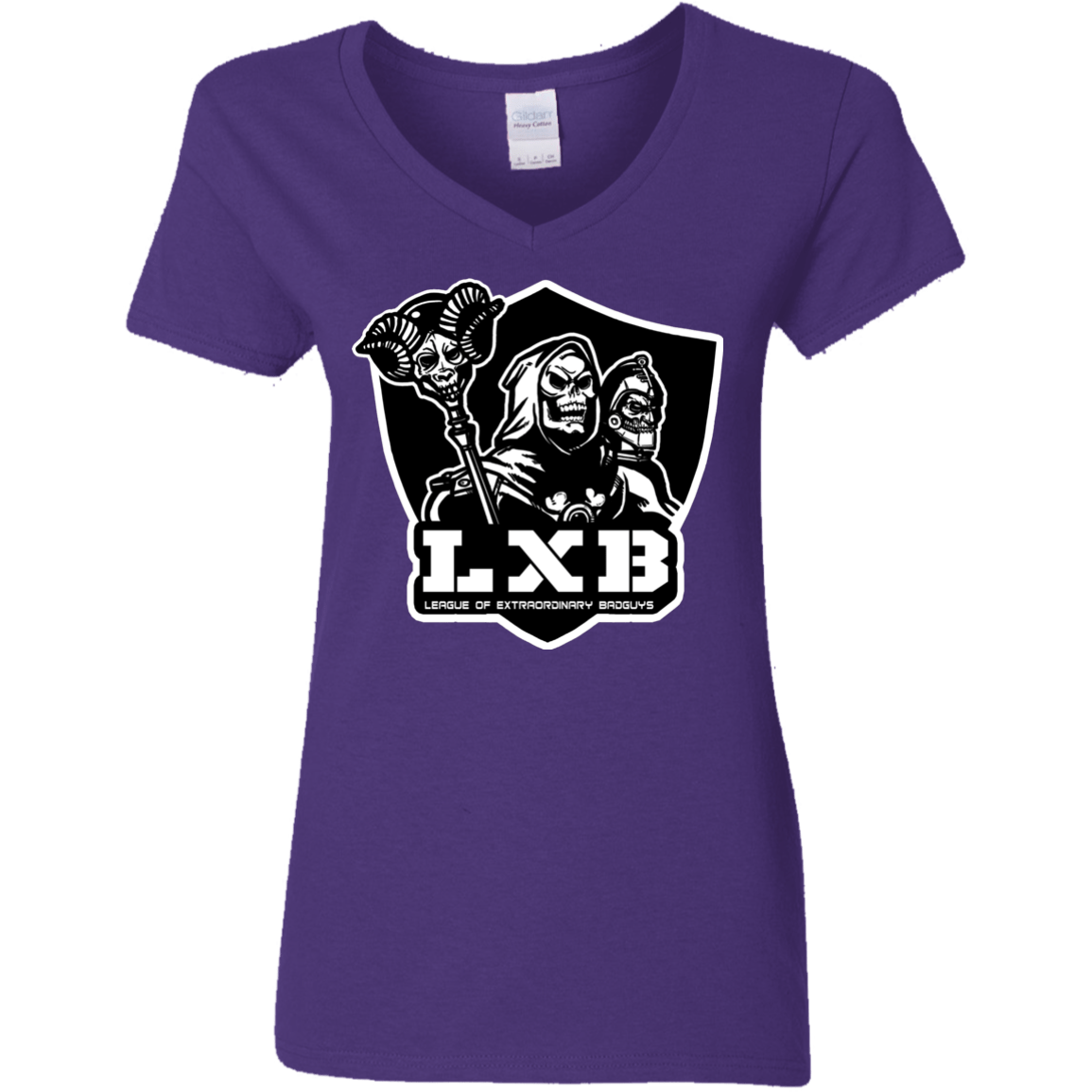 T-Shirts Purple / S LXB Women's V-Neck T-Shirt