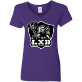 T-Shirts Purple / S LXB Women's V-Neck T-Shirt