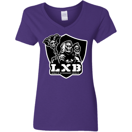 T-Shirts Purple / S LXB Women's V-Neck T-Shirt