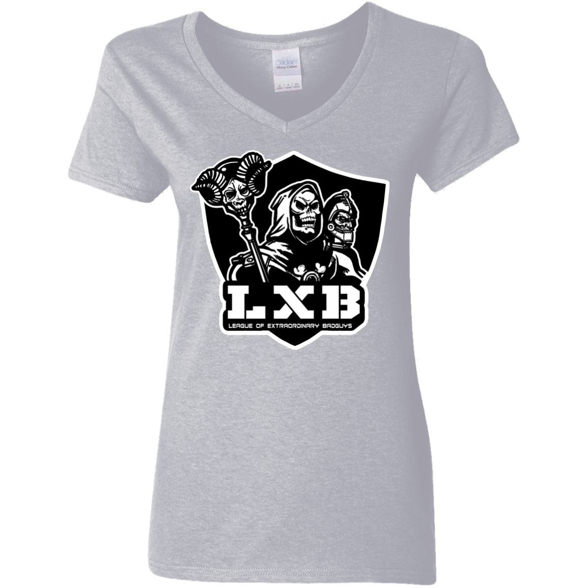 T-Shirts Sport Grey / S LXB Women's V-Neck T-Shirt