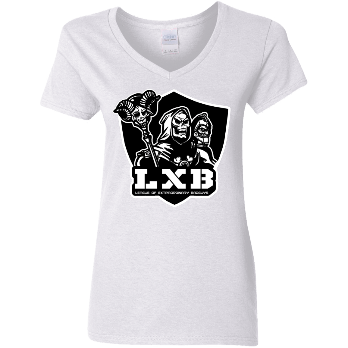 T-Shirts White / S LXB Women's V-Neck T-Shirt