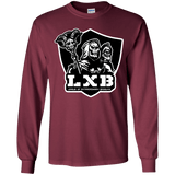 T-Shirts Maroon / YS LXB Youth Long Sleeve T-Shirt