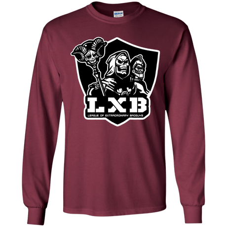 T-Shirts Maroon / YS LXB Youth Long Sleeve T-Shirt