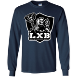 T-Shirts Navy / YS LXB Youth Long Sleeve T-Shirt