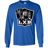 T-Shirts Royal / YS LXB Youth Long Sleeve T-Shirt