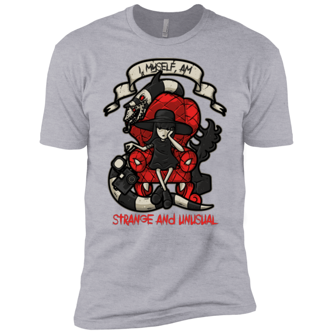 T-Shirts Heather Grey / YXS LYDIA THE STRANGE Boys Premium T-Shirt