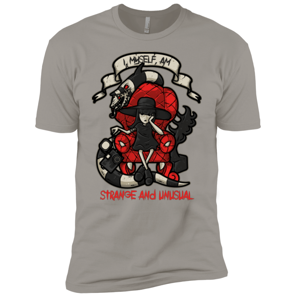 T-Shirts Light Grey / YXS LYDIA THE STRANGE Boys Premium T-Shirt