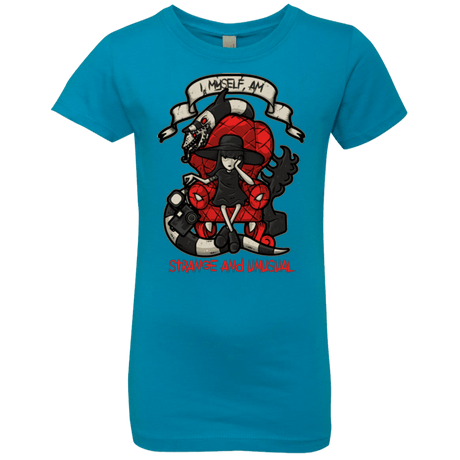 T-Shirts Turquoise / YXS LYDIA THE STRANGE Girls Premium T-Shirt