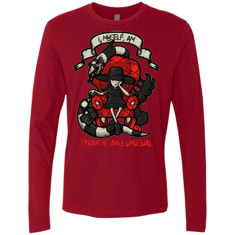 T-Shirts Cardinal / Small LYDIA THE STRANGE Men's Premium Long Sleeve