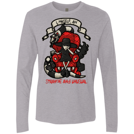T-Shirts Heather Grey / Small LYDIA THE STRANGE Men's Premium Long Sleeve