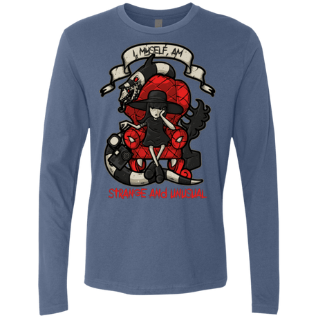 T-Shirts Indigo / Small LYDIA THE STRANGE Men's Premium Long Sleeve