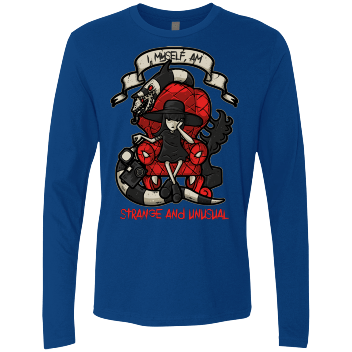 T-Shirts Royal / Small LYDIA THE STRANGE Men's Premium Long Sleeve