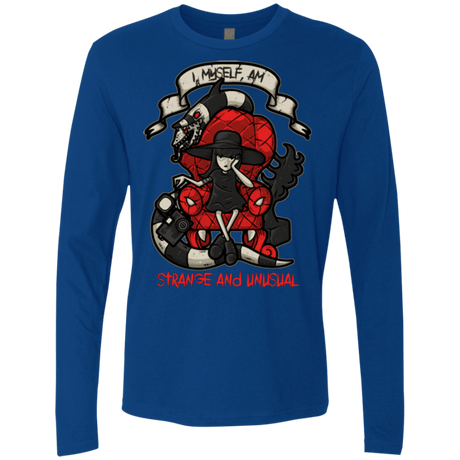 T-Shirts Royal / Small LYDIA THE STRANGE Men's Premium Long Sleeve