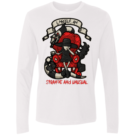 T-Shirts White / Small LYDIA THE STRANGE Men's Premium Long Sleeve