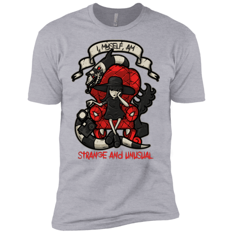 T-Shirts Heather Grey / X-Small LYDIA THE STRANGE Men's Premium T-Shirt
