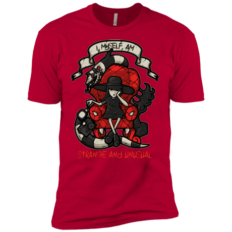 T-Shirts Red / X-Small LYDIA THE STRANGE Men's Premium T-Shirt