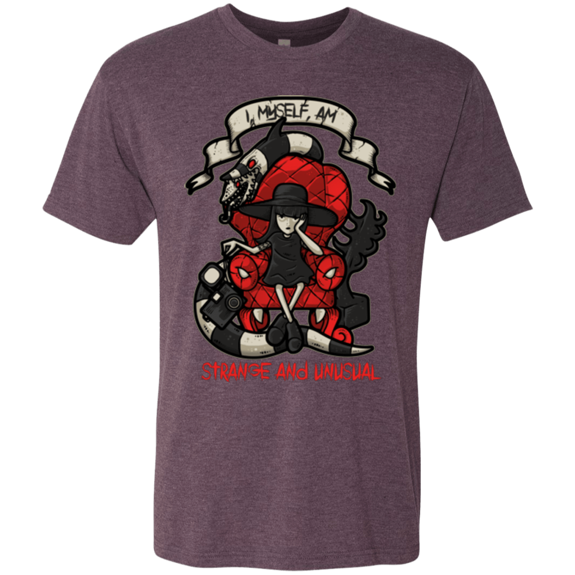 T-Shirts Vintage Purple / Small LYDIA THE STRANGE Men's Triblend T-Shirt