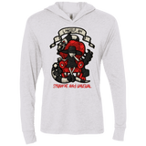 T-Shirts Heather White / X-Small LYDIA THE STRANGE Triblend Long Sleeve Hoodie Tee