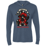 T-Shirts Indigo / X-Small LYDIA THE STRANGE Triblend Long Sleeve Hoodie Tee