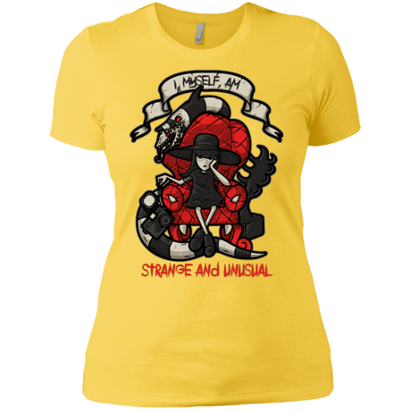 T-Shirts Vibrant Yellow / X-Small LYDIA THE STRANGE Women's Premium T-Shirt
