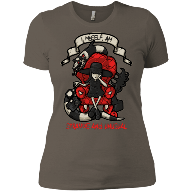 T-Shirts Warm Grey / X-Small LYDIA THE STRANGE Women's Premium T-Shirt