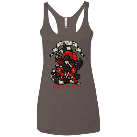 T-Shirts Macchiato / X-Small LYDIA THE STRANGE Women's Triblend Racerback Tank