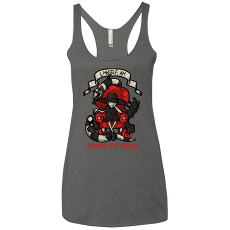 T-Shirts Premium Heather / X-Small LYDIA THE STRANGE Women's Triblend Racerback Tank