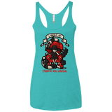 T-Shirts Tahiti Blue / X-Small LYDIA THE STRANGE Women's Triblend Racerback Tank