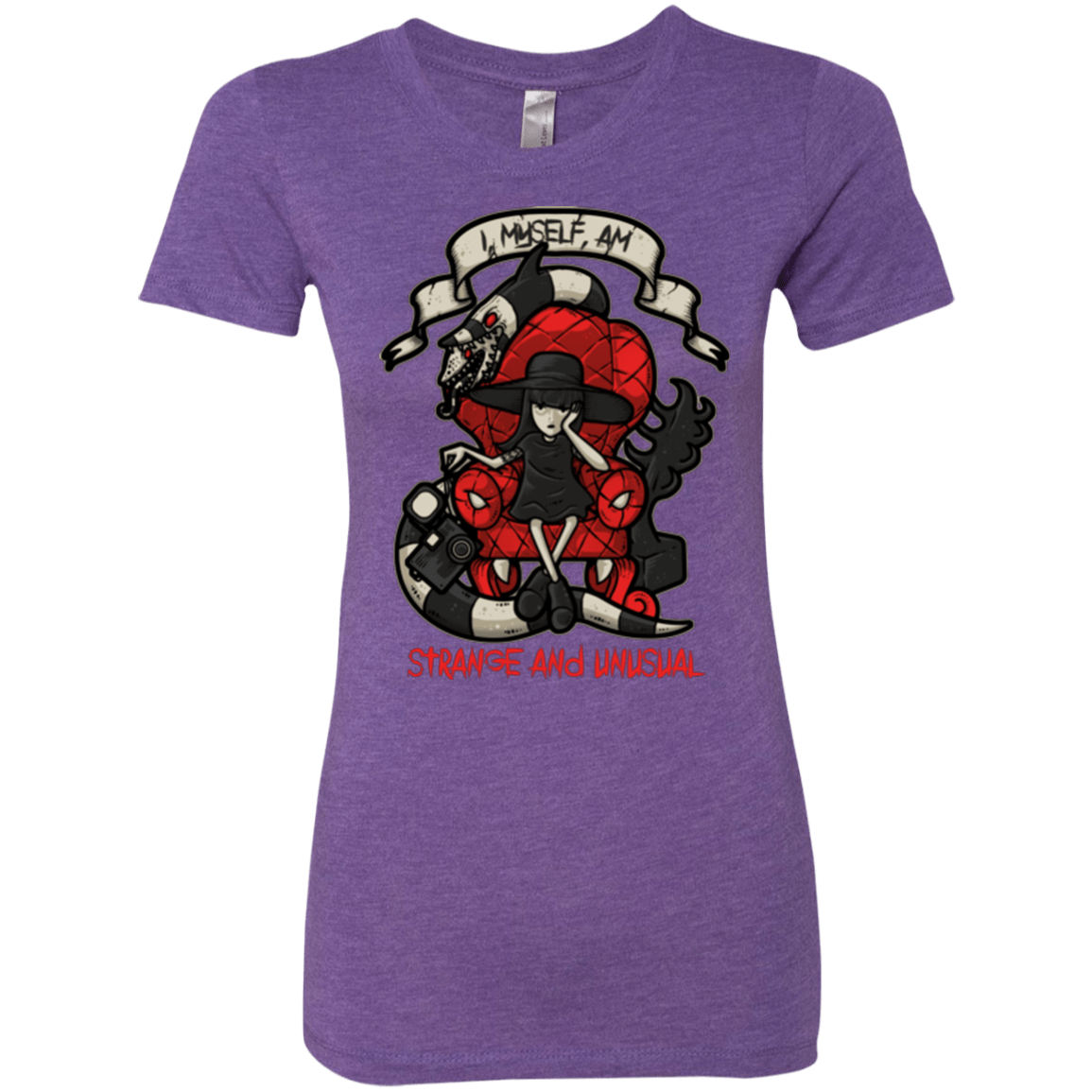 T-Shirts Purple Rush / Small LYDIA THE STRANGE Women's Triblend T-Shirt