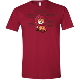 T-Shirts Cardinal Red / S Lyin Lion Men's Semi-Fitted Softstyle
